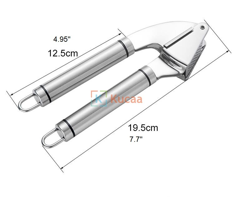 Stainless Steel Garlic Press and Peeler Set57