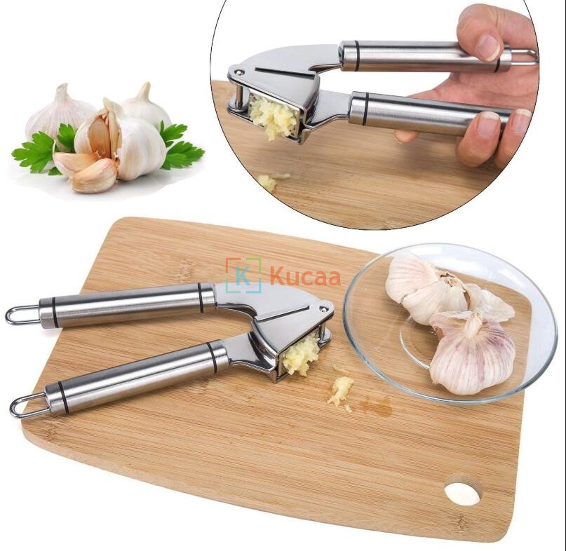 Stainless Steel Garlic Press and Peeler Set75